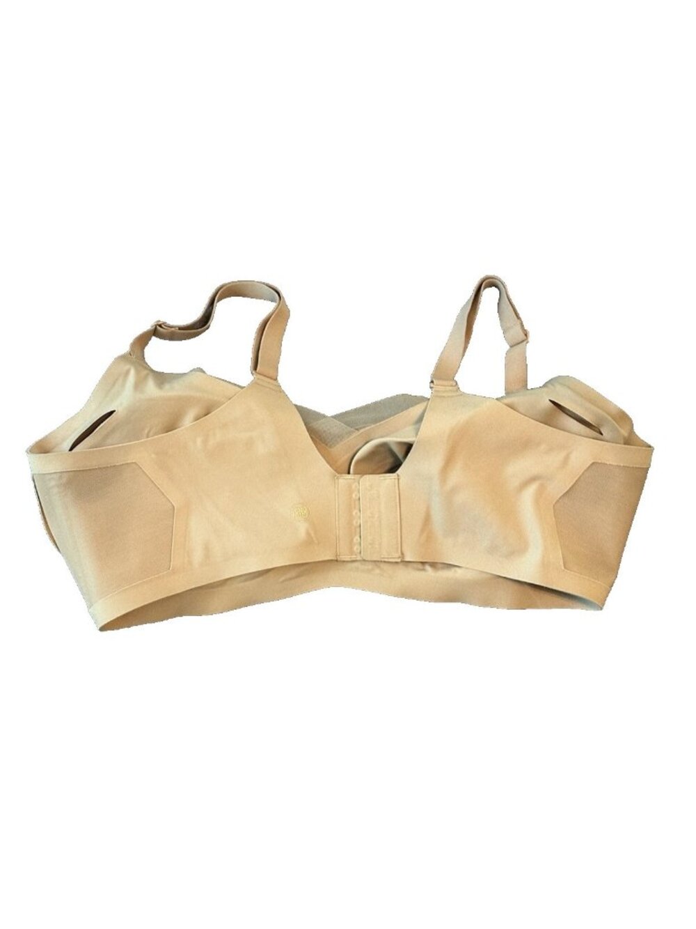 Honeylove Crossover Wireless Bra Nude Beige 38 B/C L Smoothing Comfort Support - Picture 2 of 5